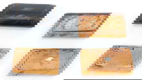 (4) ANTIQUE SNUFF BOXES