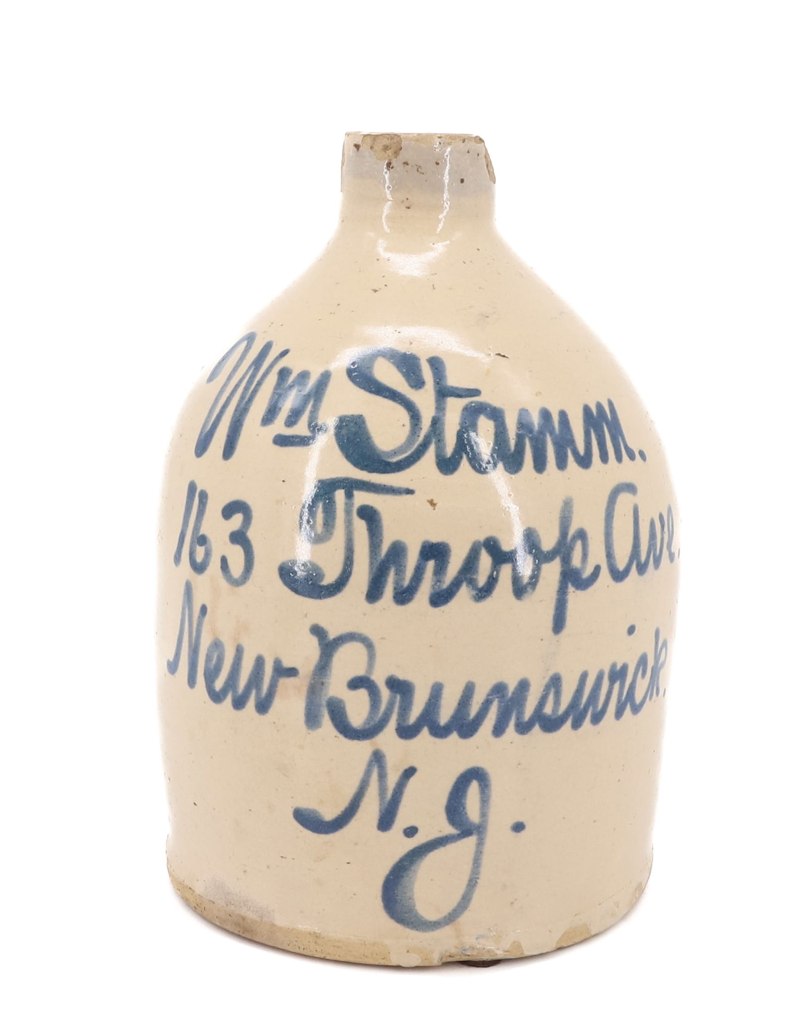 NEW BRUNSWICK, NEW JERSEY SCRIPT ADV. JUG (1 of 6)