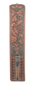 EARLY EUROPEAN CARVED 19TH CENTURY EUROPEAN MANGLE BOARD