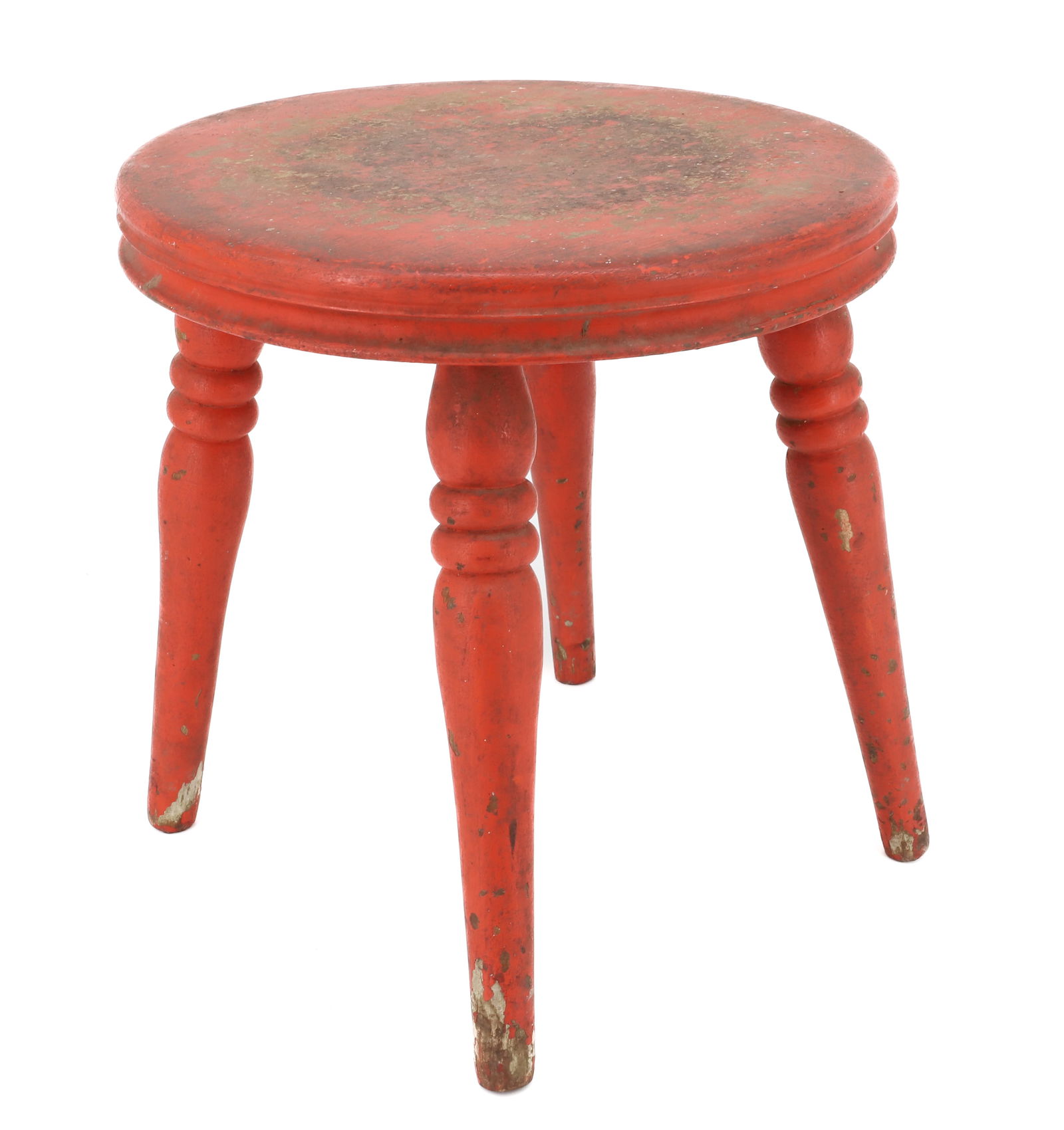 PAINTED ROUND STOOL (1 of 4)