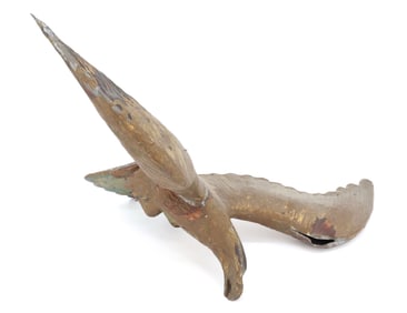 PAINTED COPPER EAGLE WEATHERVANE