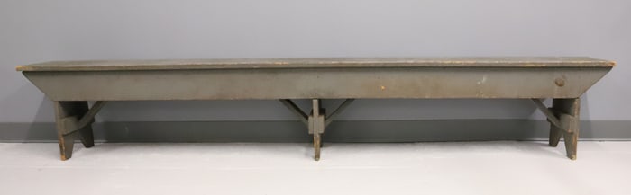 PAINTED COUNTRY BENCH