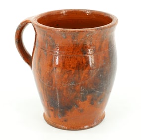 REDWARE HANDLED CROCK