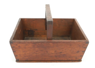 19TH C. WOODEN CARRIER