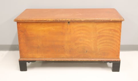 PAINT DECORATED BLANKET CHEST