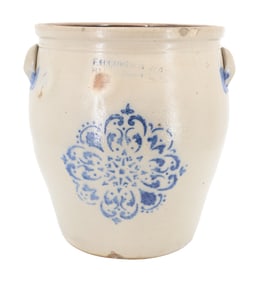 HARRISBURG, PA STENCILED CROCK