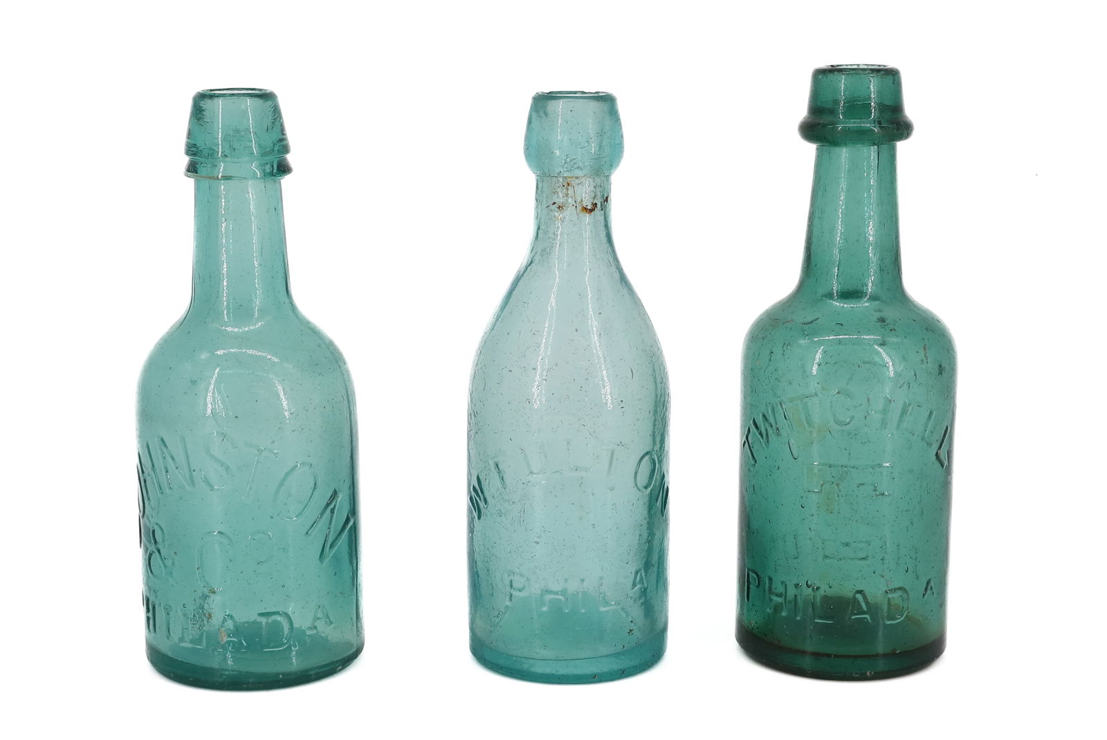 LOT OF EARLY PHILADELPHIA BOTTLES (1 of 4)