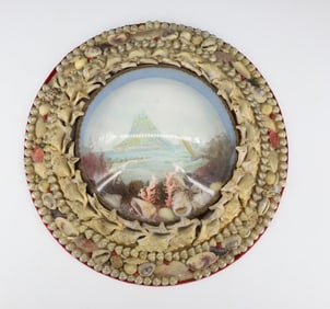VICTORIAN SHELL ART DIORAMA