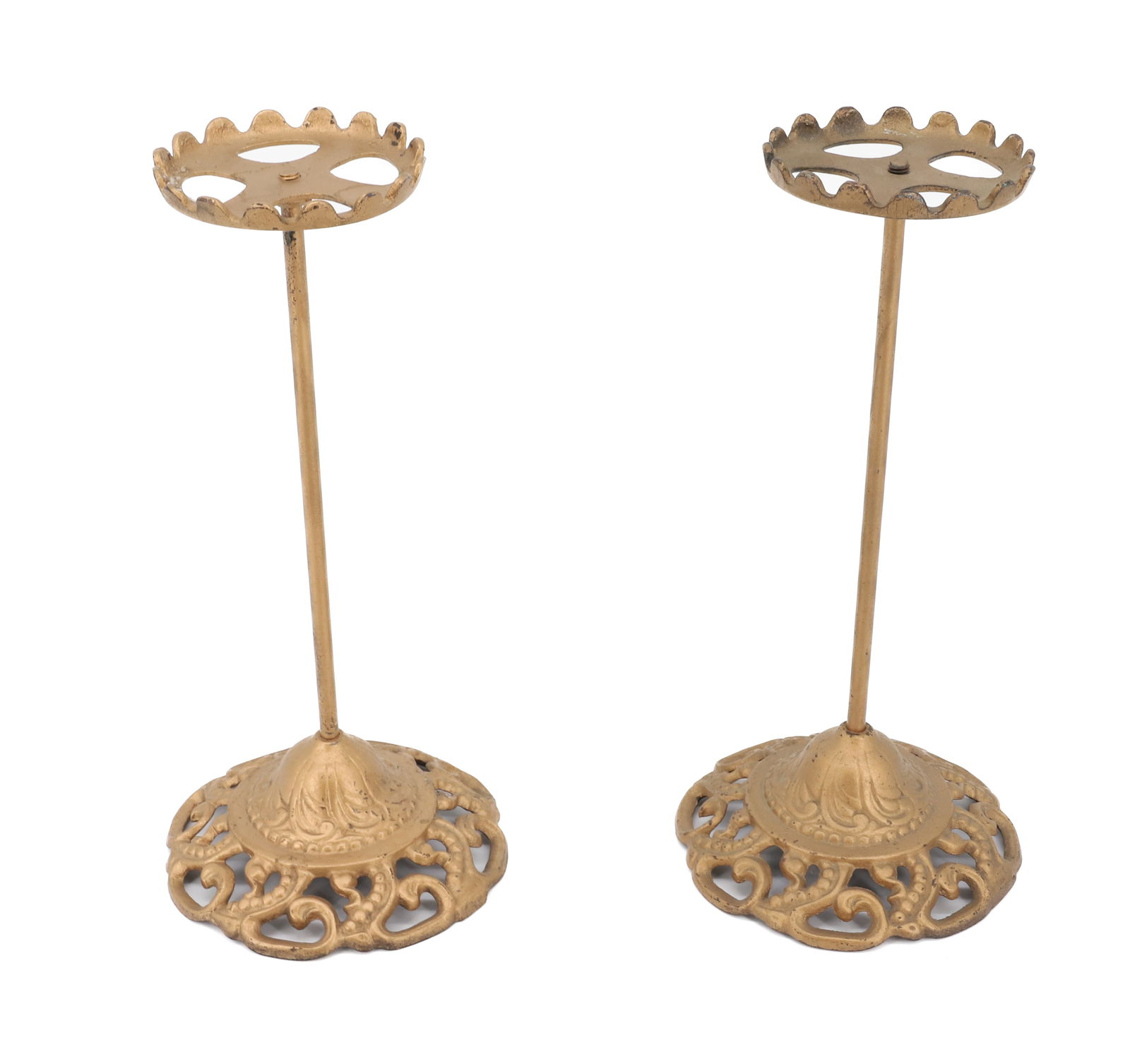PAIR OF CAST IRON HAT HOLDERS (1 of 3)