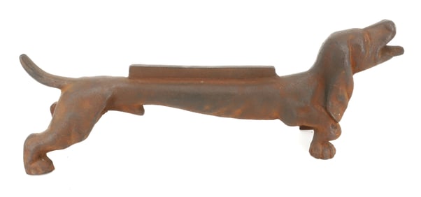 CAST IRON DOG BOOT SCRAPER