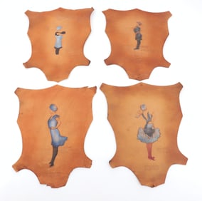 (4) LEATHER TOBACCO PREMIUMS