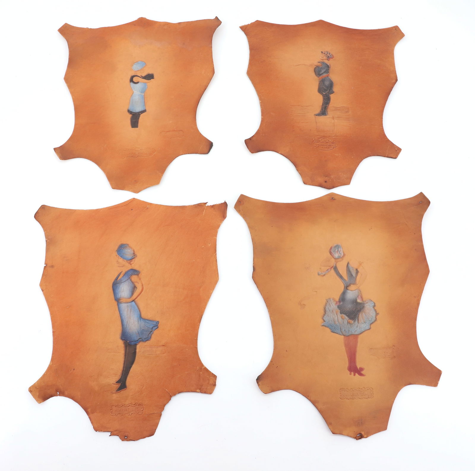 (4) LEATHER TOBACCO PREMIUMS (1 of 6)