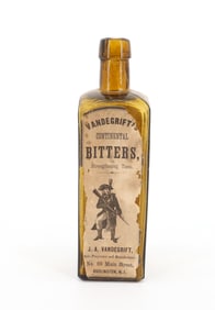 BURLINGTON, NJ BITTERS BOTTLE