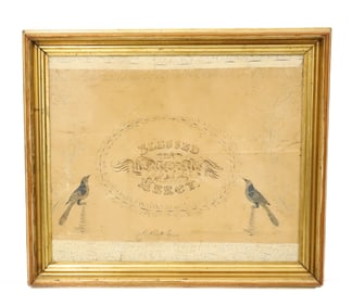 19TH C. PEN / INK ON PAPER