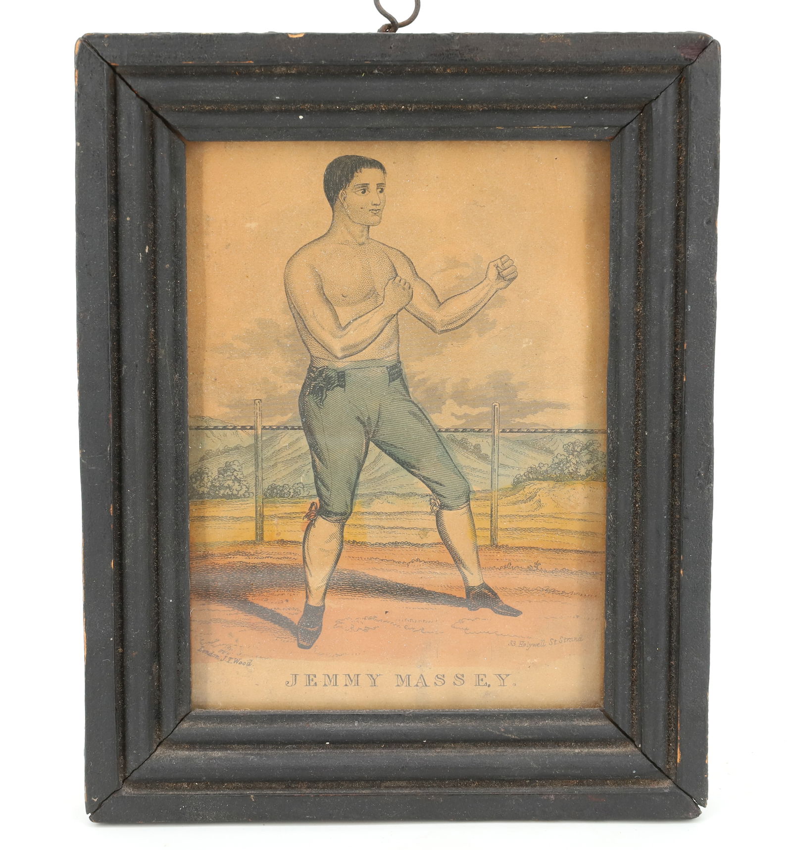 PRINT OF JEMMY MASSEY, BOXER (1 of 3)