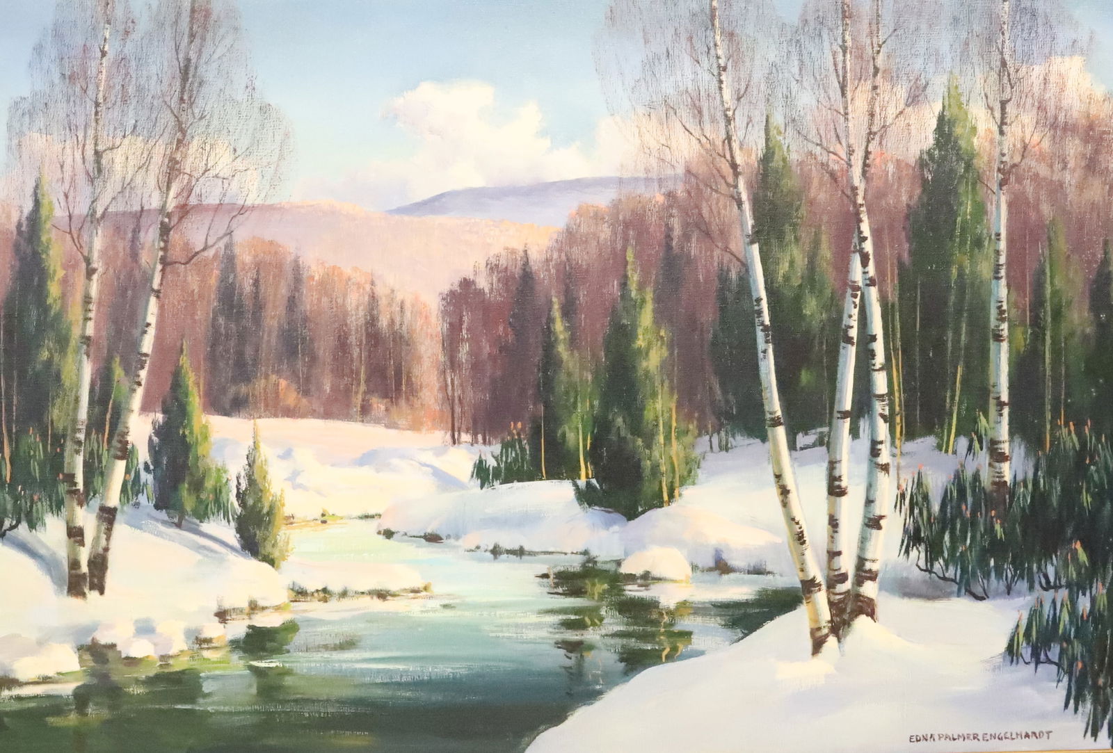 EDNA PALMER ENGELHARDT OIL ON CANVAS (1 of 7)