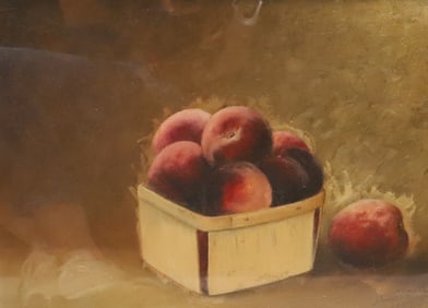 19TH C. STILL-LIFE, OIL ON CANVAS