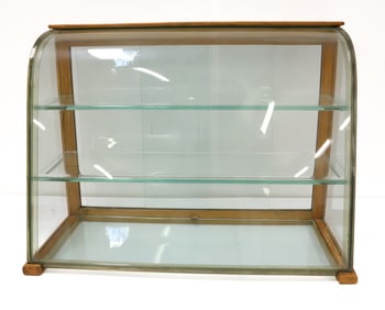 VINTAGE GLASS DISPLAY CASE