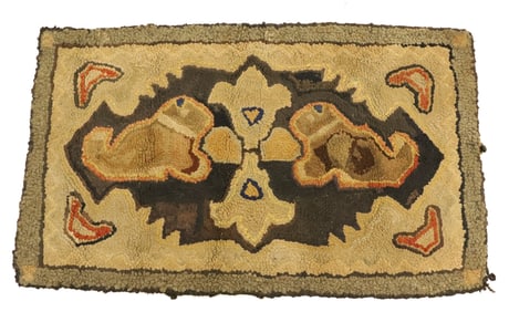 ANTIQUE HOOKED RUG