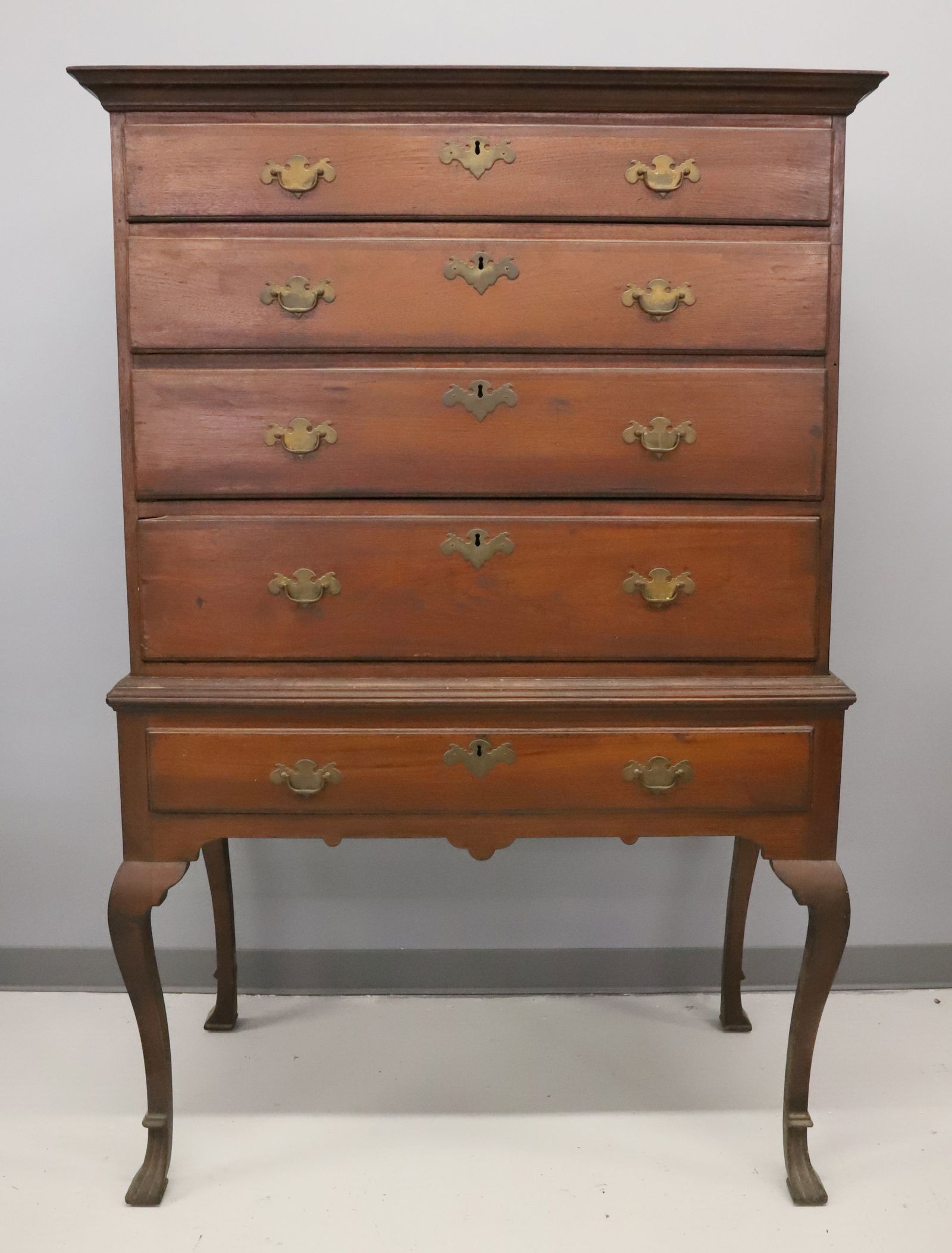 ANTIQUE QUEEN ANNE HIGHBOY (1 of 12)