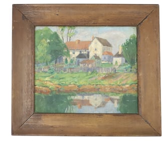 GEORGE LEAR OIL ON BOARD