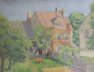 GEORGE LEAR OIL ON BOARD