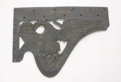 CAST IRON EAGLE ARCHITECTURAL ELEMENT