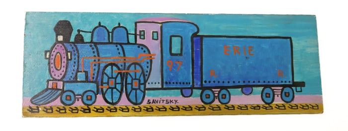 JACK SAVITSKY, OIL ON BOARD