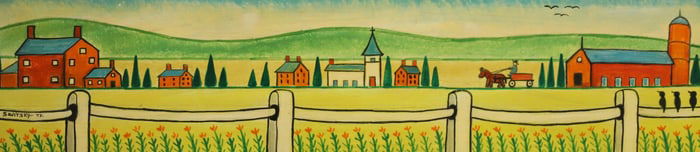 JACK SAVITSKY, OIL ON BOARD