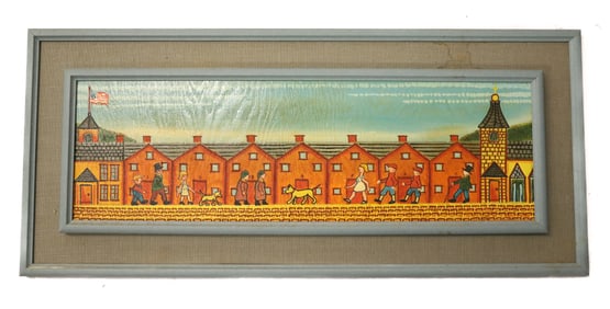 JACK SAVITSKY OIL ON BOARD