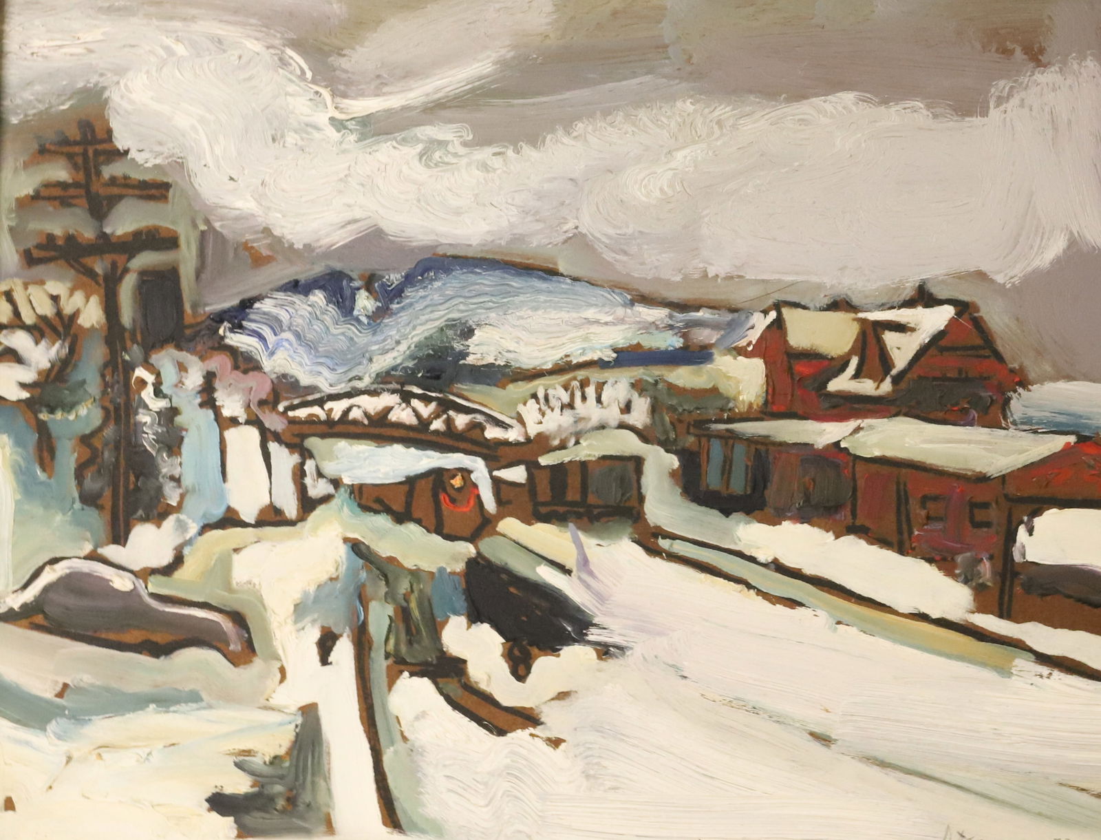 STERLING STRAUSER, OIL ON BOARD (1 of 6)