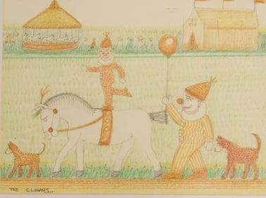 JACK SAVITSKY, CRAYON ON PAPER