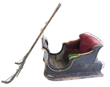 19TH C. CHILD'S VICTORIAN SLEIGH