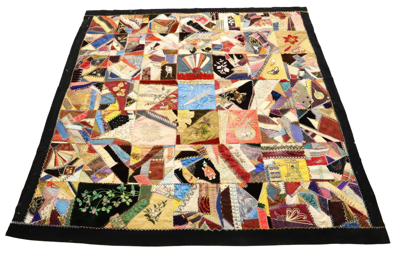 GREAT COMET OF 1882 NJ CRAZY QUILT (1 of 13)