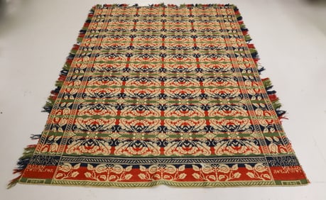 ALLENTOWN, PA MULTI-COLOR COVERLET