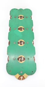 PAINTED WOODEN SCOREKEEPER