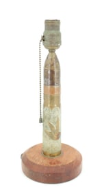 TRENCH ART TABLE LAMP