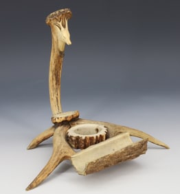 ANTLER ART PEN HOLDER