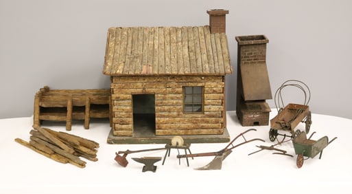 FOLK ART BLACKSMITH SHOP
