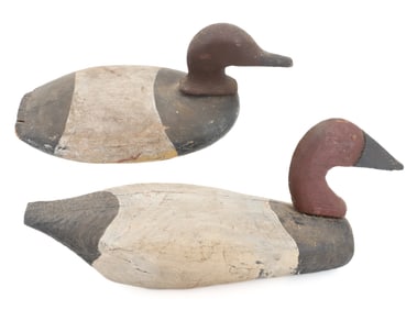(2) CARVED AND PAINTED DUCK DECOYS