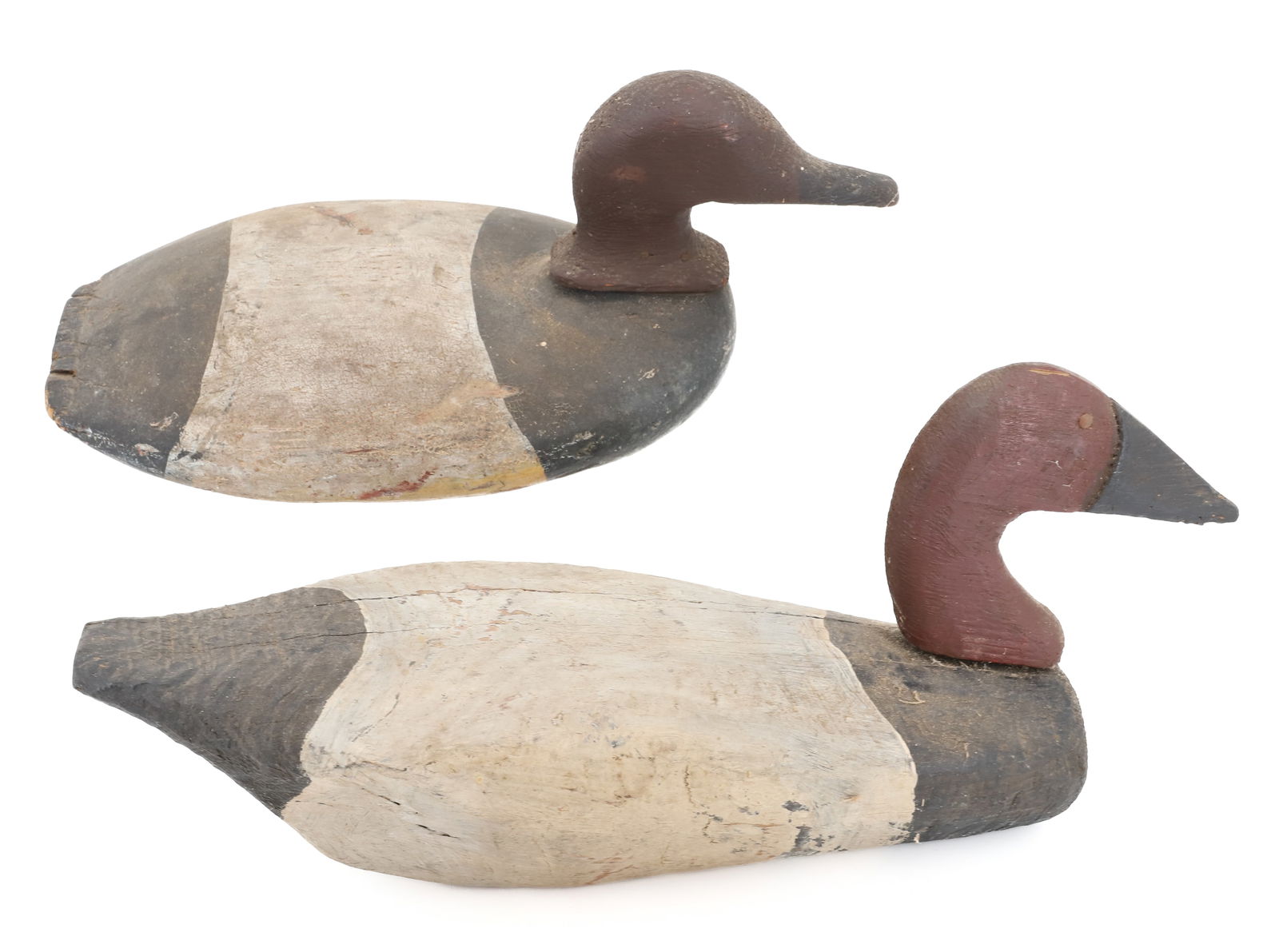 (2) CARVED AND PAINTED DUCK DECOYS (1 of 7)