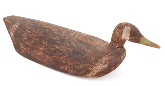 LARGE WOODEN DUCK DECOY
