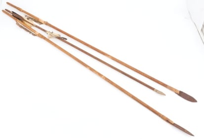 LOT OF WOODEN ARROWS