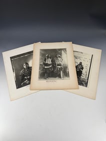LOT OF SIOUX INDIANS PHOTOGRAPHS, ATTR. BERTHA CRUM SPARKS