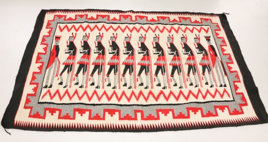 VINTAGE NAVAJO-STYLE YEI RUG