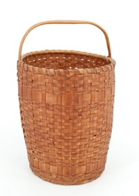 NATIVE AMERICAN HANDLED BASKET