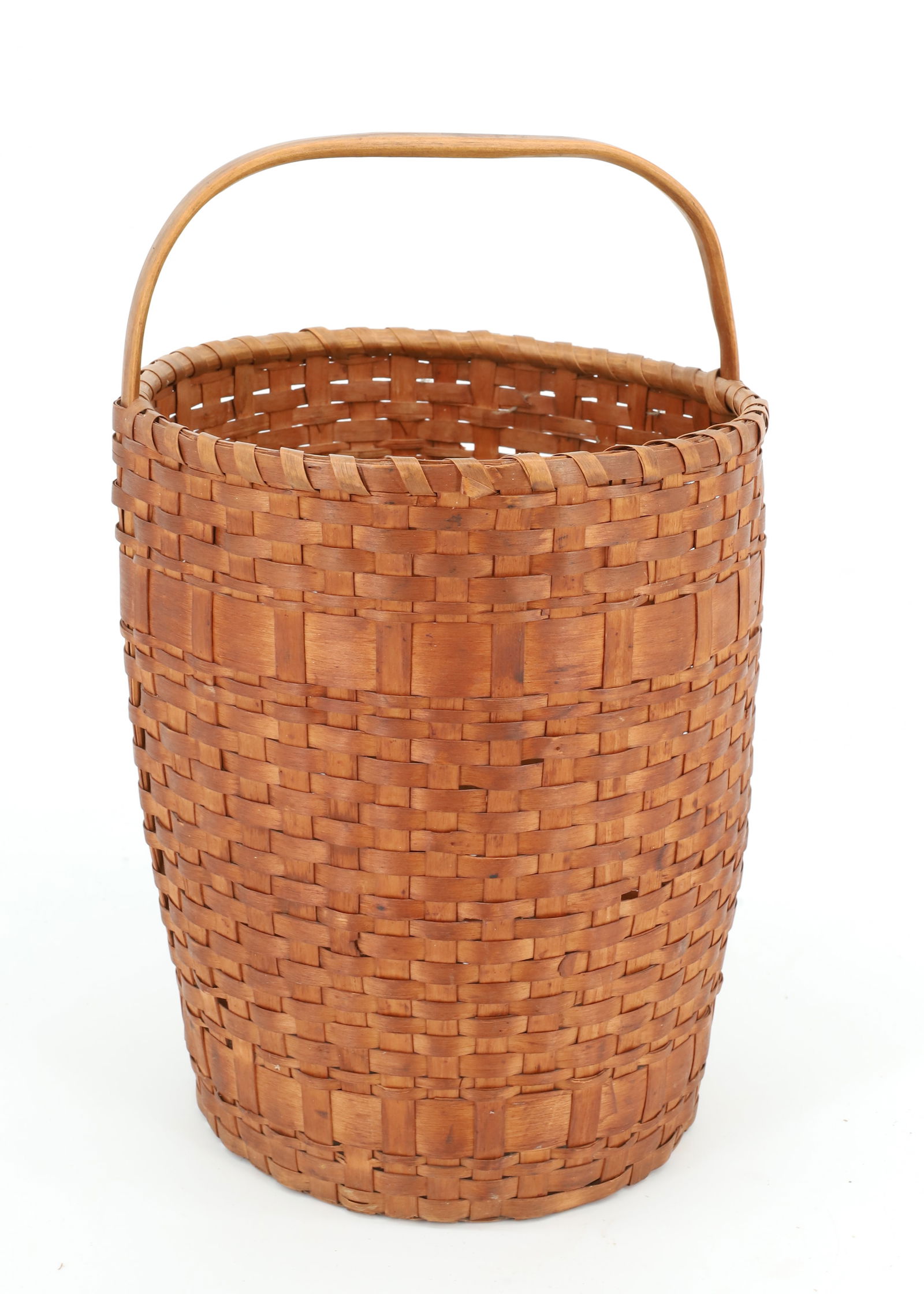 NATIVE AMERICAN HANDLED BASKET (1 of 4)