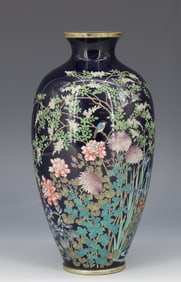 JAPANESE CLOISONNE VASE