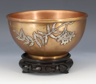 HEINTZ SILVER OVERLAY BOWL