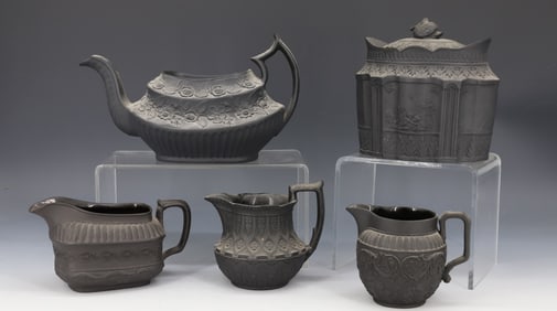 (5) BASALT HOLLOWARE